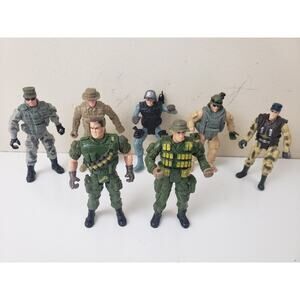 Chap Mei Soldier Force military action figures Lot of 7